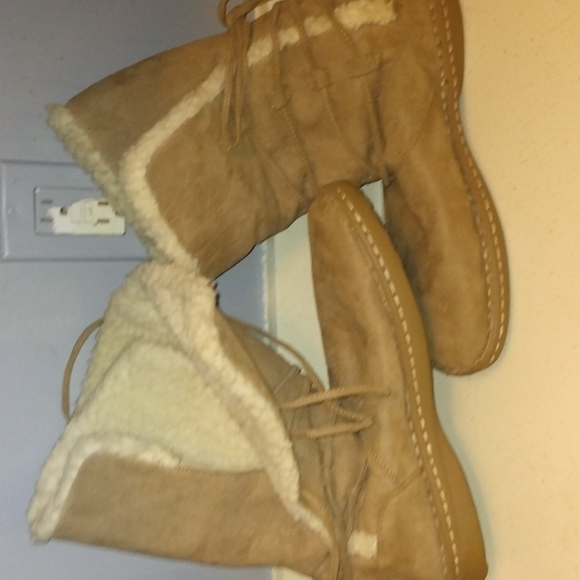 AIR WALK SUEDE MOCCASINS BOOTS SIZE 12 - Picture 9 of 10